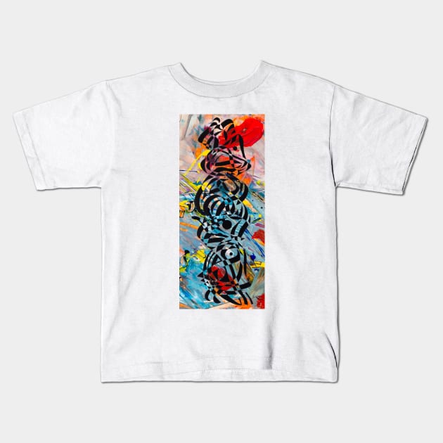 CROSSING SPACES Kids T-Shirt by LekA